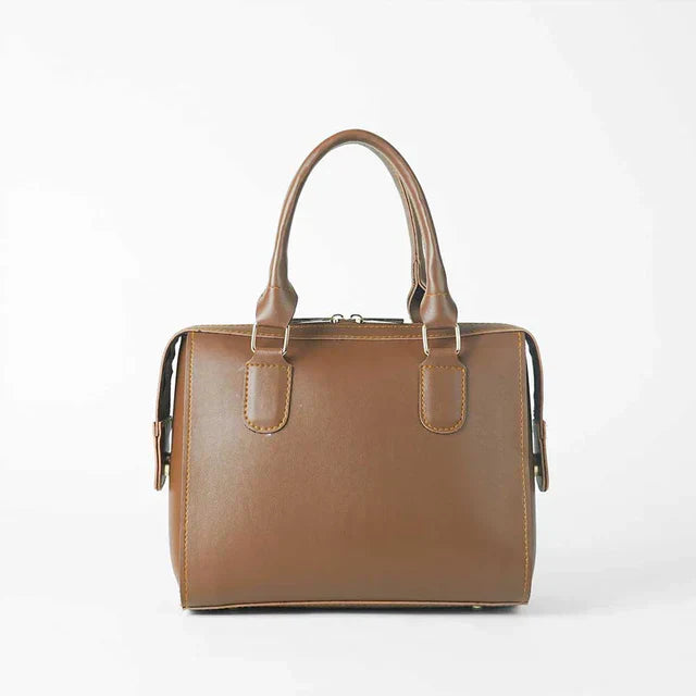 Mystic Brown Handbag with Adjustable & Removable Shoulder Strap