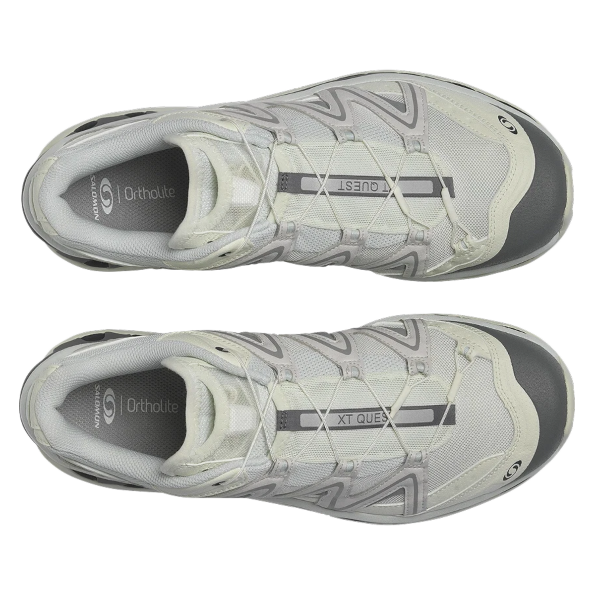 Salomon XT Quest Outdoor Trail Running Shoes Light Gray/White