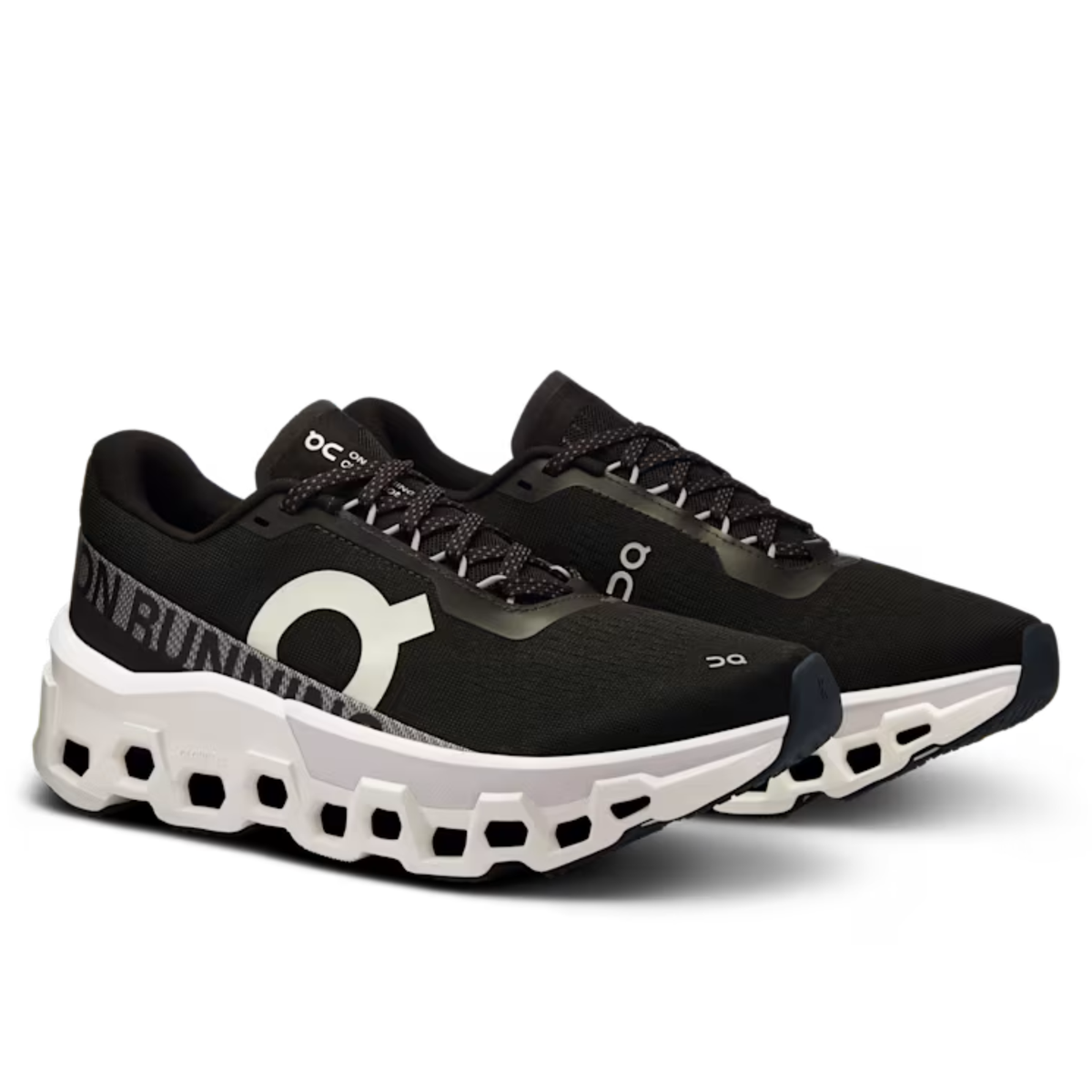 Cloudmonster 2 Men's and Women's Flow Sports Running Shoes Black/White
