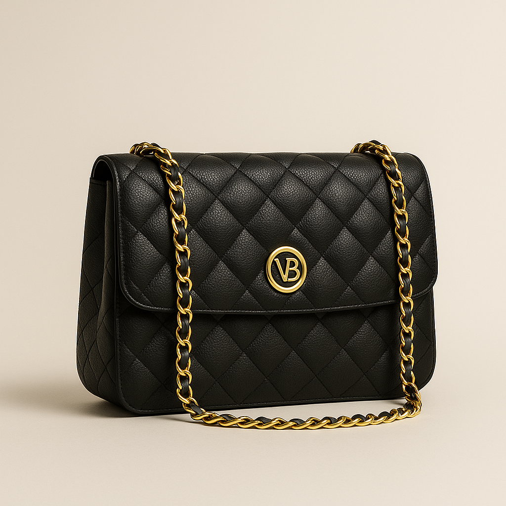Vogue Bagz Verona Borsa Trapuntata con Catena – Lusso Classico Trapuntato