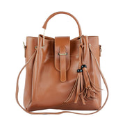 Luxe Tote Brown 3 Piece Handbag Set