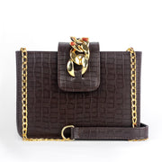 Modus Dark Brown Crossbody Bag