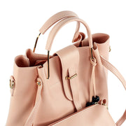 LuxeTote Pink 3 Piece Set Handbag