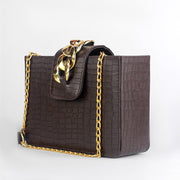 Modus Dark Brown Crossbody Bag