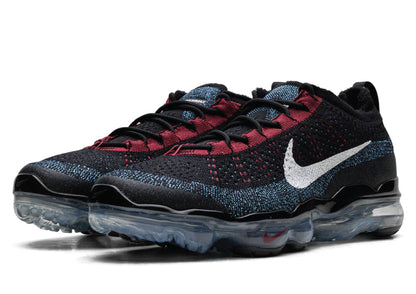 Air VaporMax 2023 Flyknit Black Red University Blue