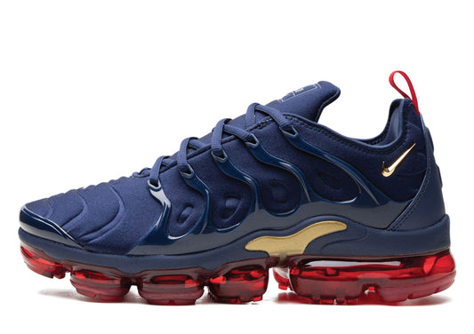 Air VaporMax Plus Metallic Midnight Blue/Gold