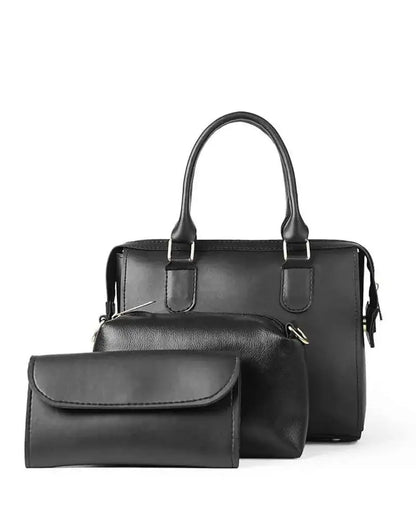 Mystic Black Handbag with Adjustable & Removable Shoulder Strap
