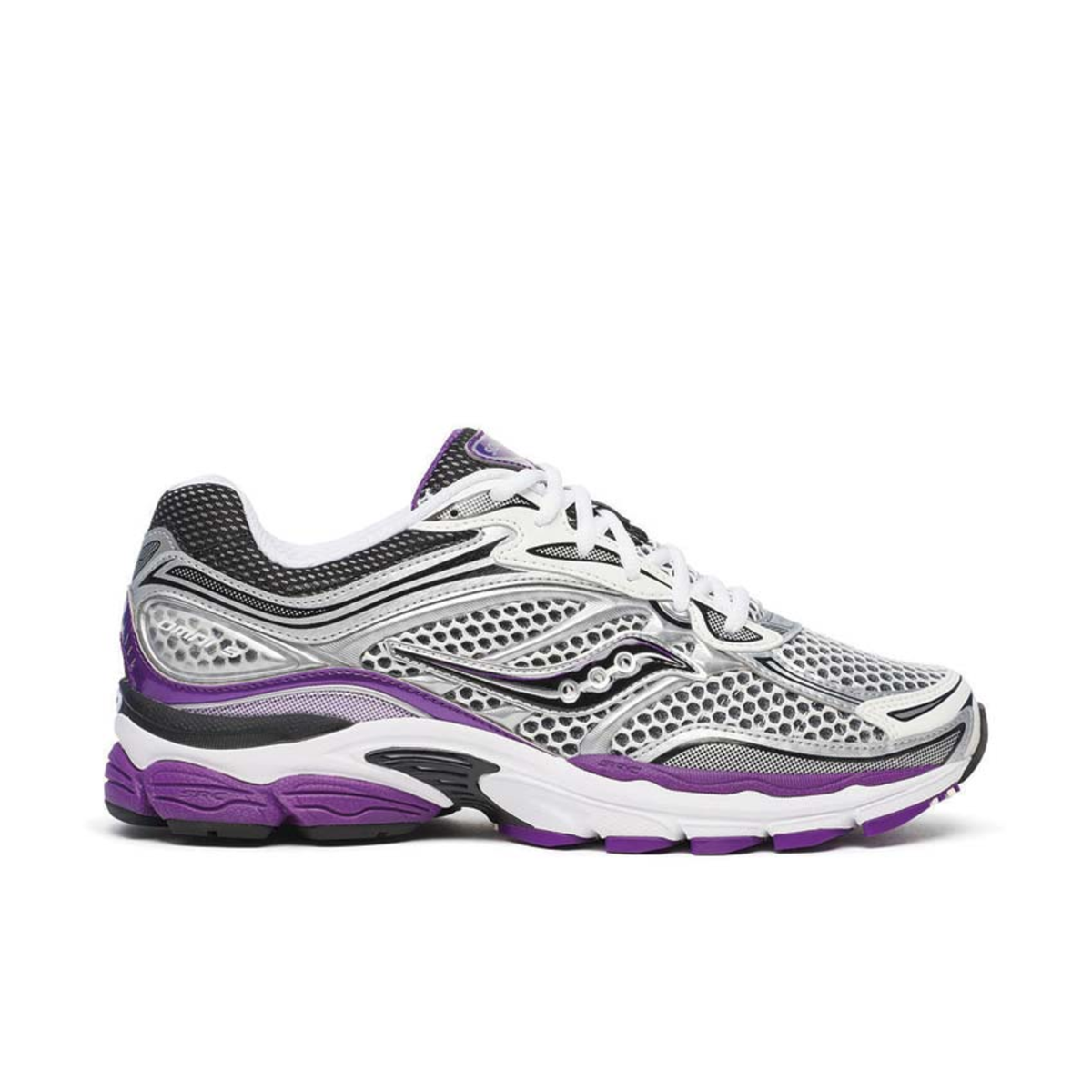 Saucony ProGrid Omni 9 White Black Silver Purple