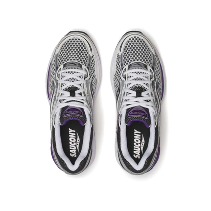 Saucony ProGrid Omni 9 White Black Silver Purple