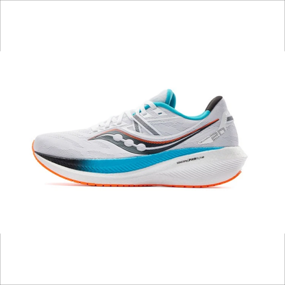 Saucony Triumph 20 White Blue Orange