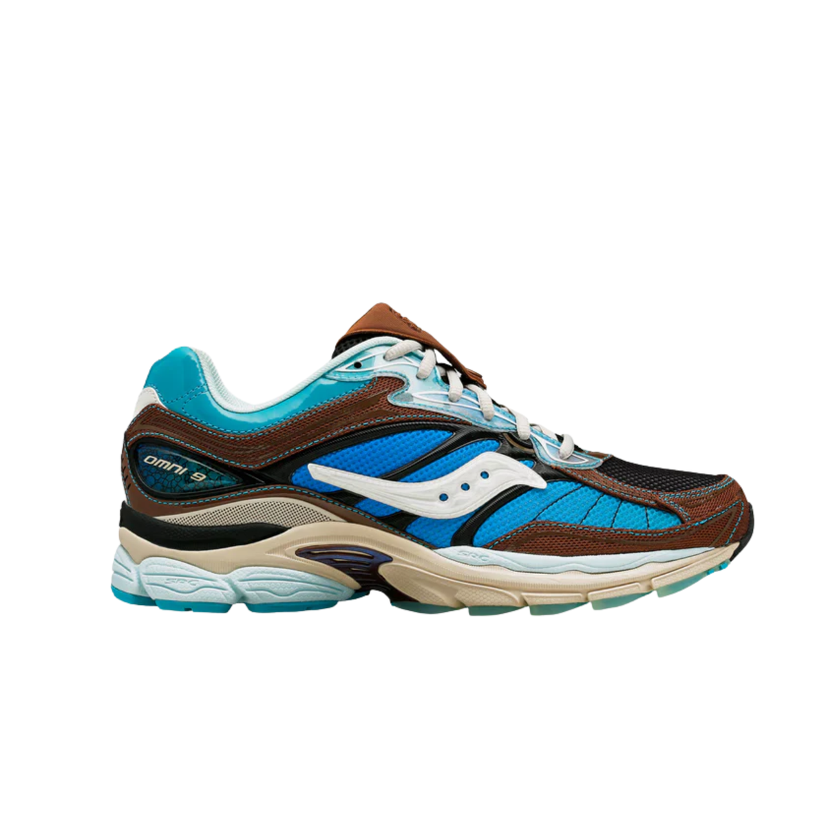 Saucony ProGrid Omni 9 Footpatrol Blue Brown