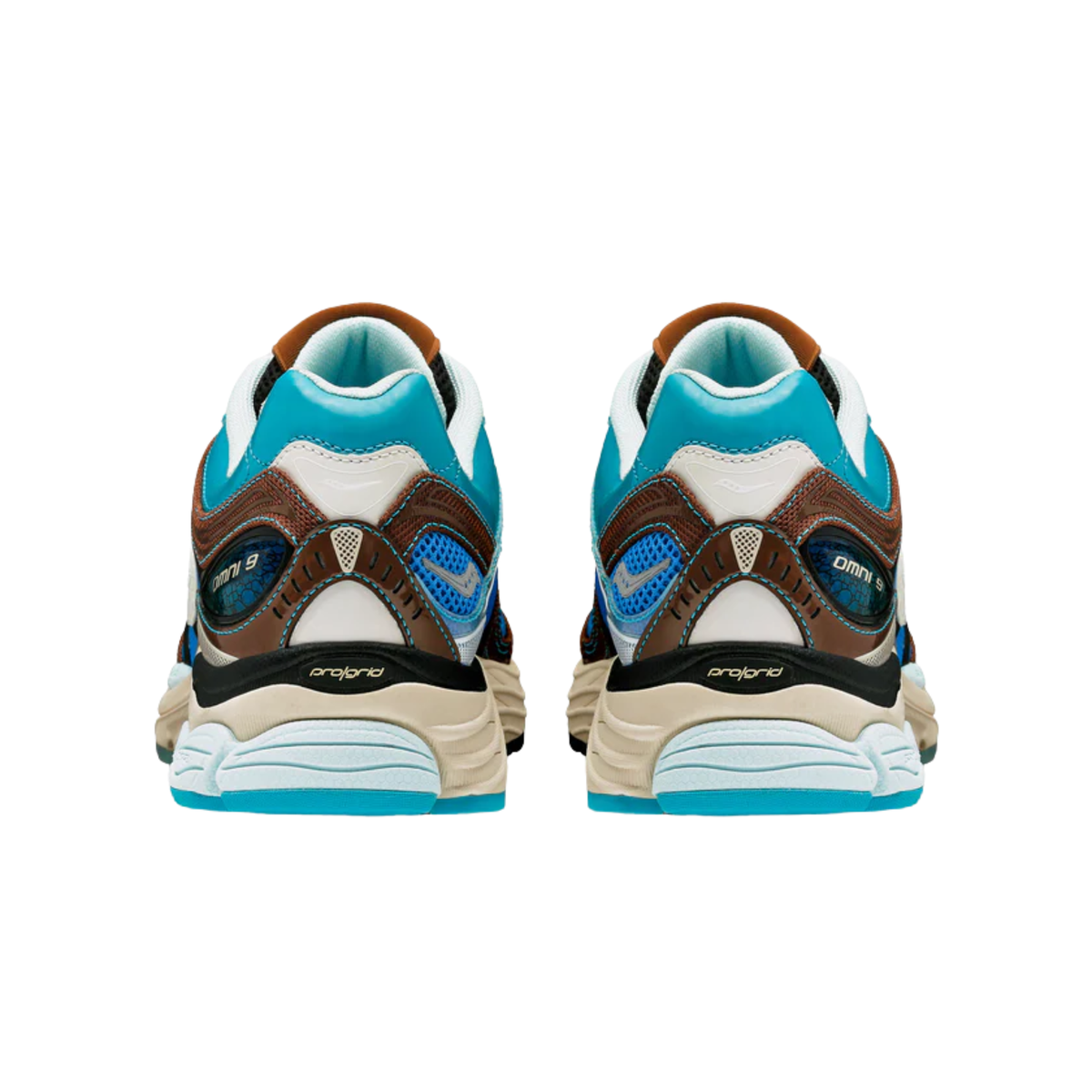 Saucony ProGrid Omni 9 Footpatrol Blue Brown