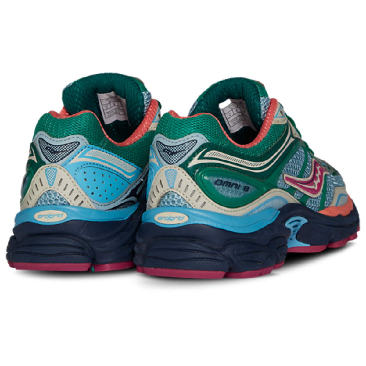 Saucony ProGrid Omni 9 Spruce Sterling Orange