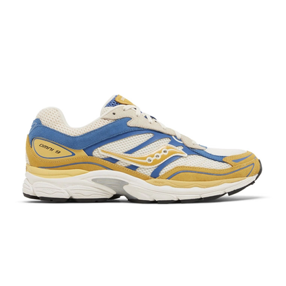 Saucony ProGrid Omni 9 Premium Cream Yellow Royal Blue