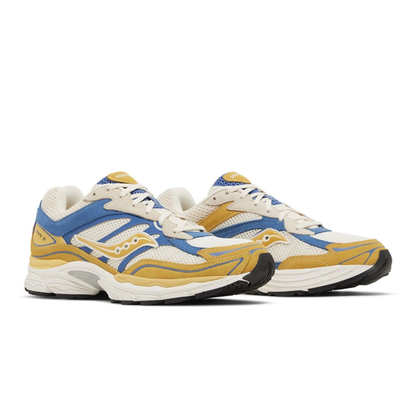 Saucony ProGrid Omni 9 Premium Cream Yellow Royal Blue