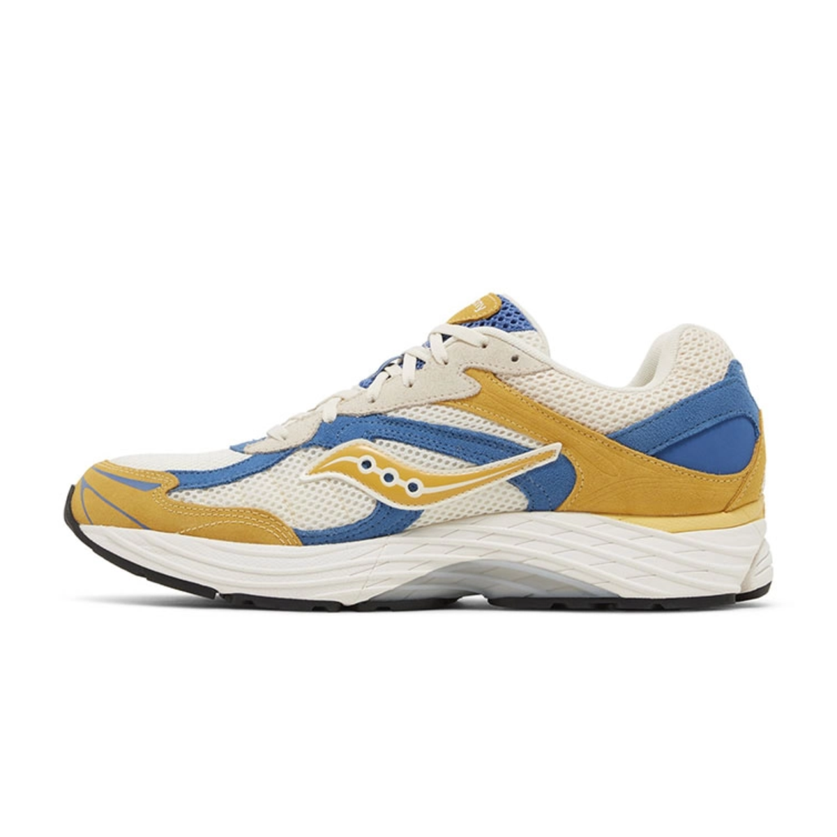 Saucony ProGrid Omni 9 Premium Cream Yellow Royal Blue