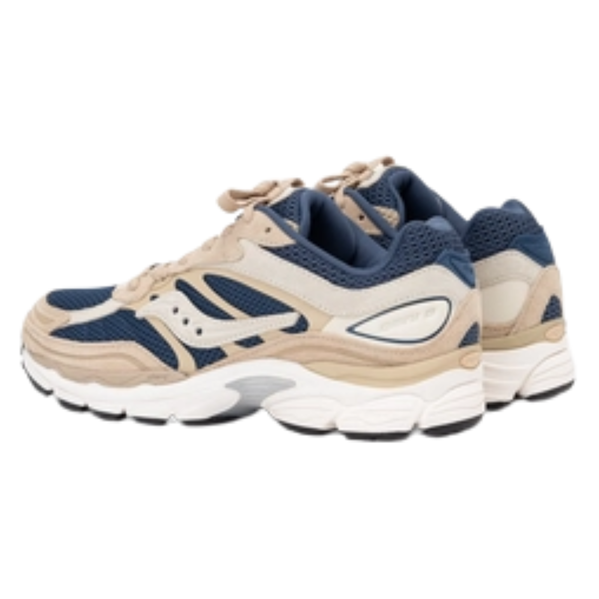 Saucony ProGrid Omni 9 Premium Beige Navy Blue