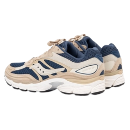 Saucony ProGrid Omni 9 Premium Beige Navy Blue