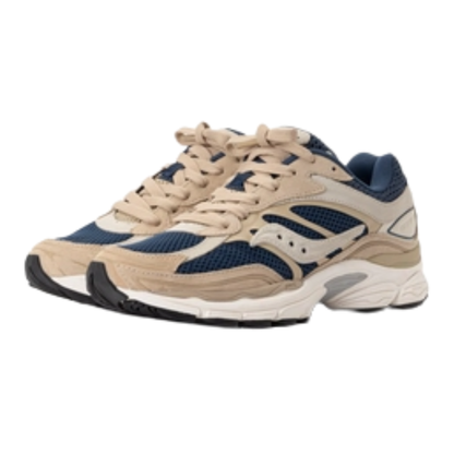 Saucony ProGrid Omni 9 Premium Beige Navy Blue