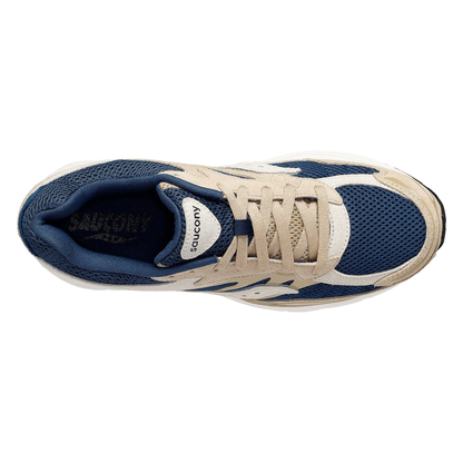 Saucony ProGrid Omni 9 Premium Beige Navy Blue