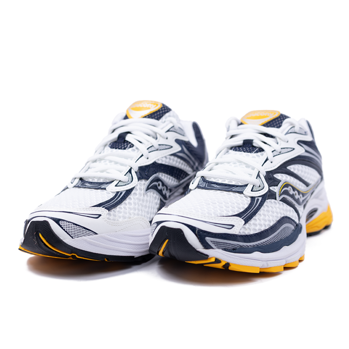 Saucony ProGrid Omni 9 White Navy Yellow