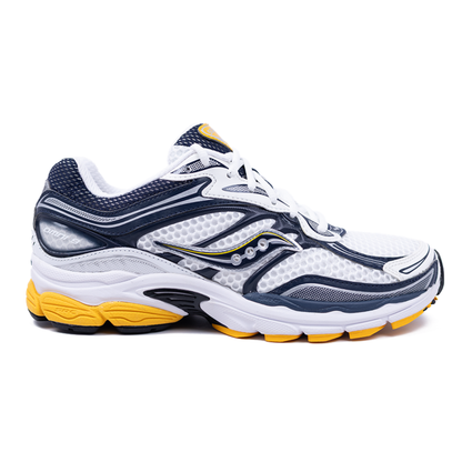 Saucony ProGrid Omni 9 White Navy Yellow