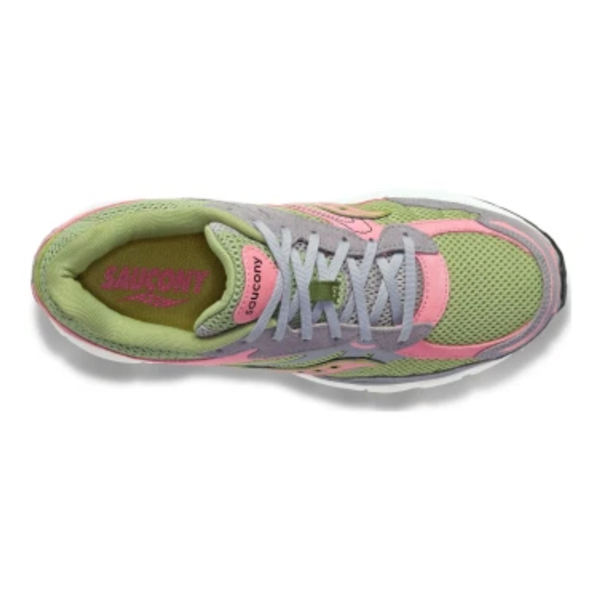 Saucony ProGrid Omni 9 Premium Grey Green Pink