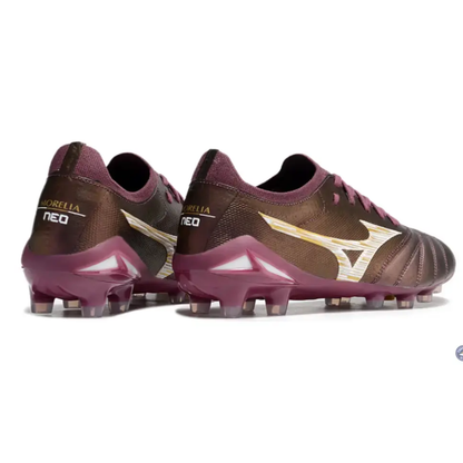 Mizuno Morelia Neo IV BATE Made In Japan purple firm / yellow