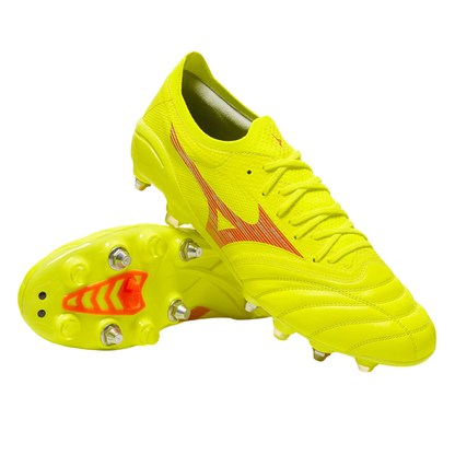 Mizuno Morelia Neo IV BATE Made In Japan Yellow /Orange