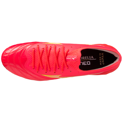 Mizuno Morelia Neo IV BATE Made in Japan Red/Golden