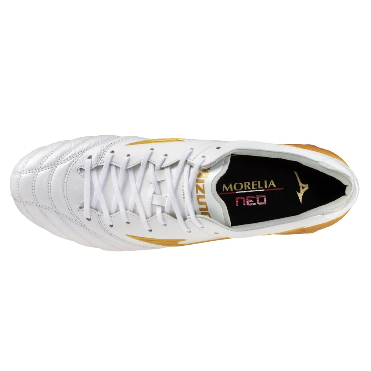 Mizuno Morelia Neo II Made in Japan White/Golden