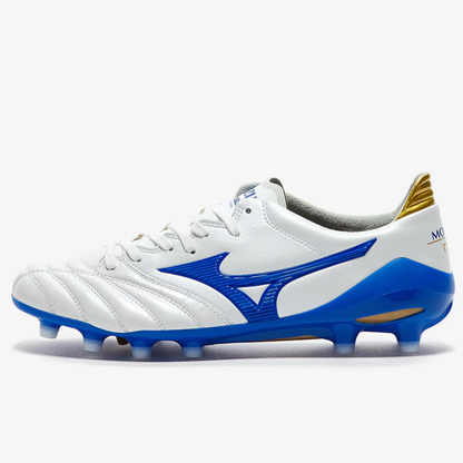 Mizuno Morelia Neo II Made in Japan White/Blue/Golden