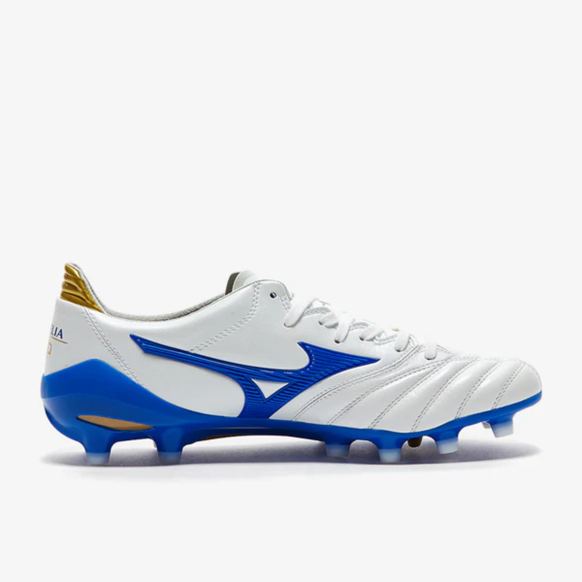 Mizuno Morelia Neo II Made in Japan White/Blue/Golden