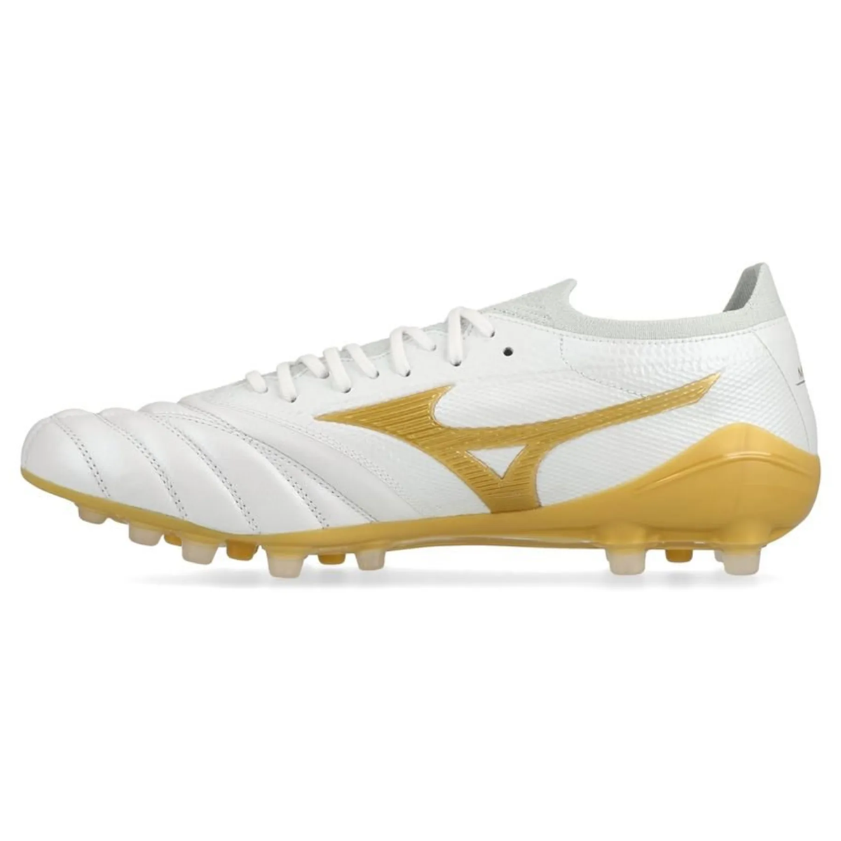 Mizuno Morelia Neo IV Beta Elite FG Made in Japan White/Golden