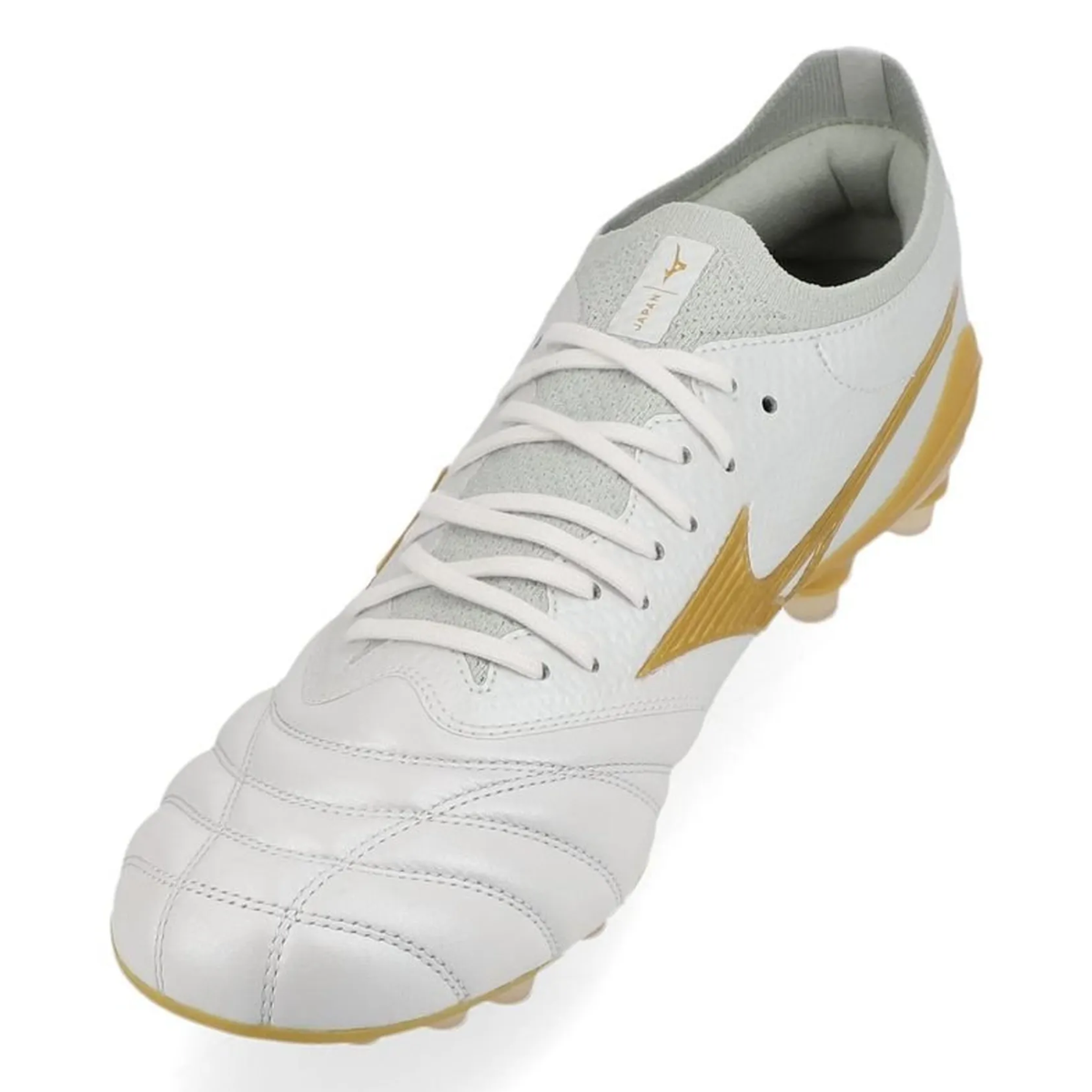 Mizuno Morelia Neo IV Beta Elite FG Made in Japan White/Golden