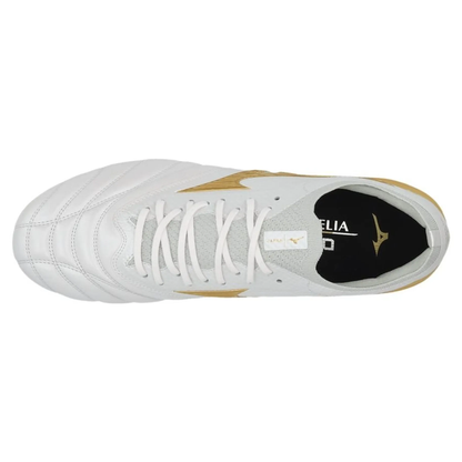 Mizuno Morelia Neo IV Beta Elite FG Made in Japan White/Golden