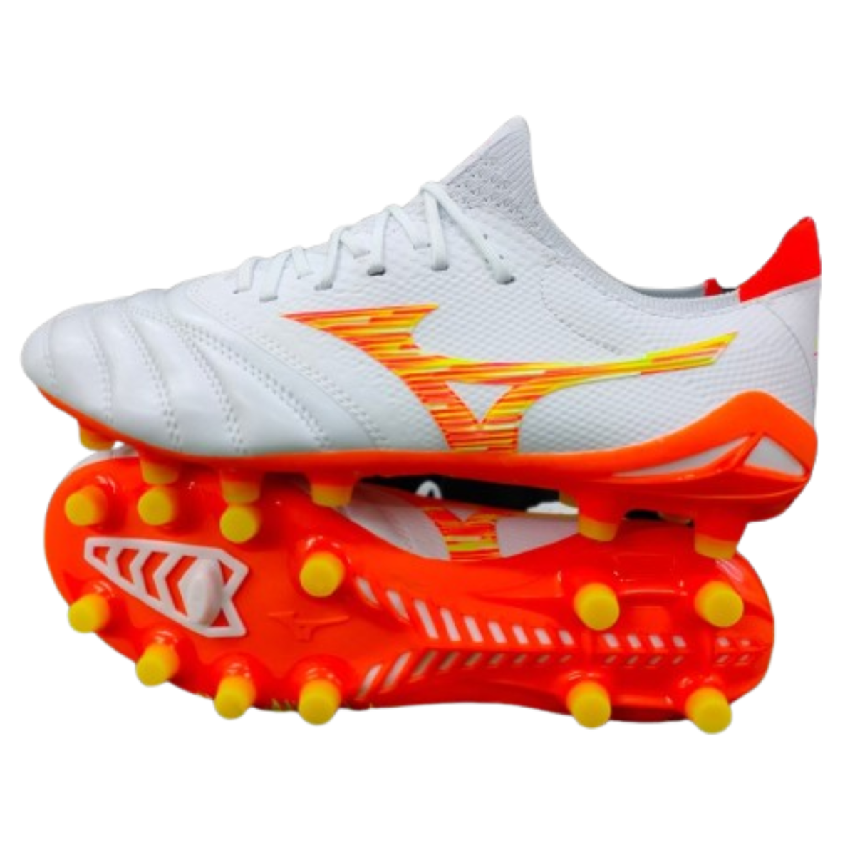 Mizuno Morelia Neo Iv Beta Elite FG Made in Japan White/Orange