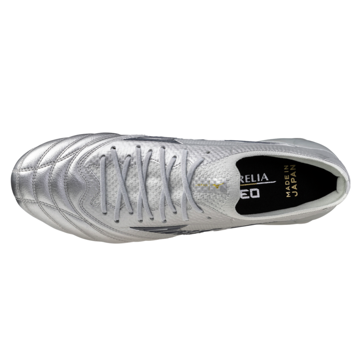 Mizuno Morelia Neo IV Beta Elite FG Made in Japan Silver/Golden