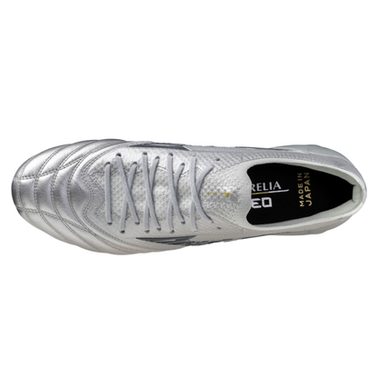 Mizuno Morelia Neo IV Beta Elite FG Made in Japan Silver/Golden