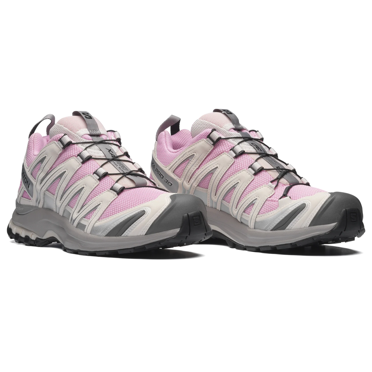 Salomon XA PRO 3D Outdoor Trail Running Shoes Pink/Grey/White