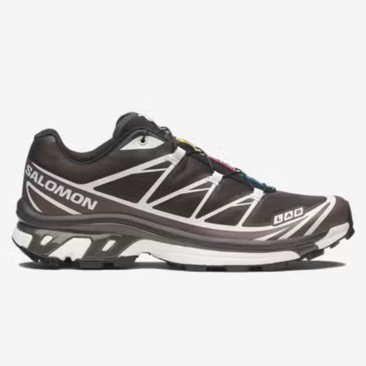 Salomon XT-6 Outdoor Leisure Running Shoes Brown/White/Brown