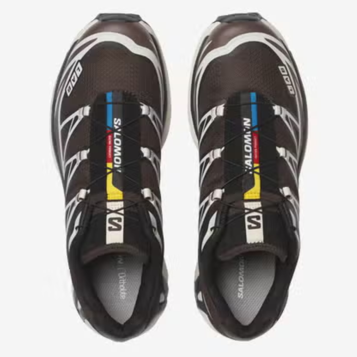 Salomon XT-6 Outdoor Leisure Running Shoes Brown/White/Brown