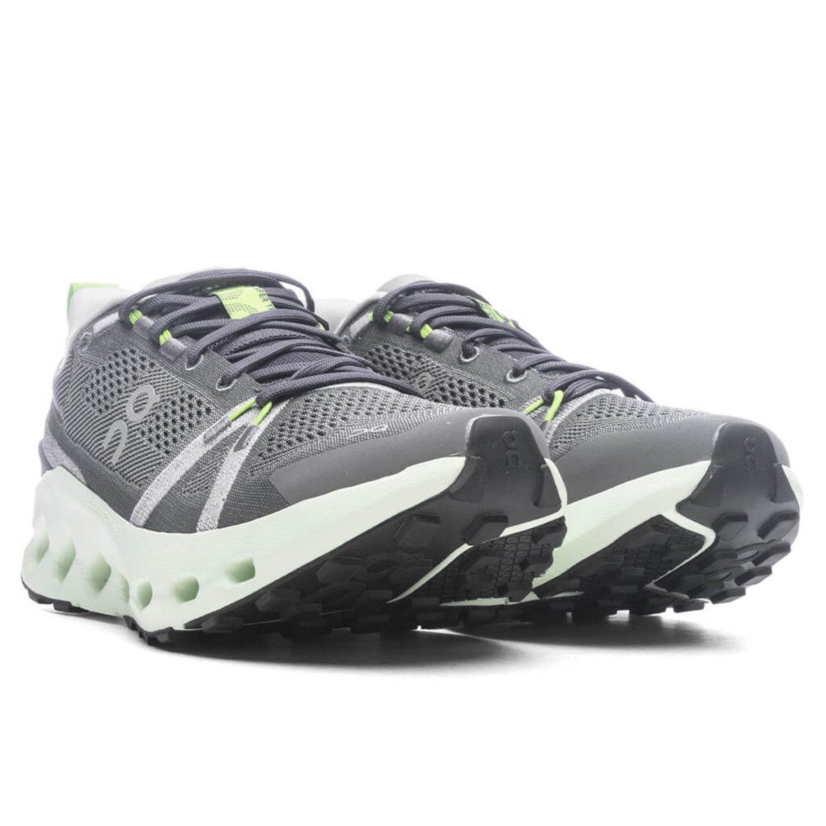 On Running Cloudsurfer Trail Outdoor Running Shoes Grey/Green