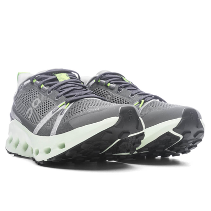 On Running Cloudsurfer Trail Outdoor Running Shoes Grey/Green
