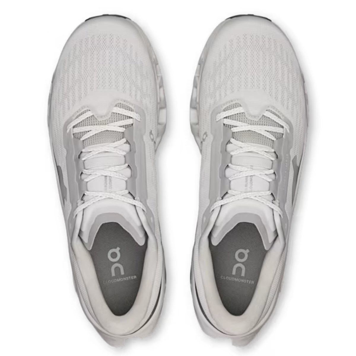 Cloudmonster 3 Trendy Sports Shoes for Both Men and Women Light Gray/White