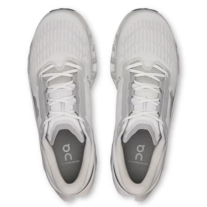 Cloudmonster 3 Trendy Sports Shoes for Both Men and Women Light Gray/White
