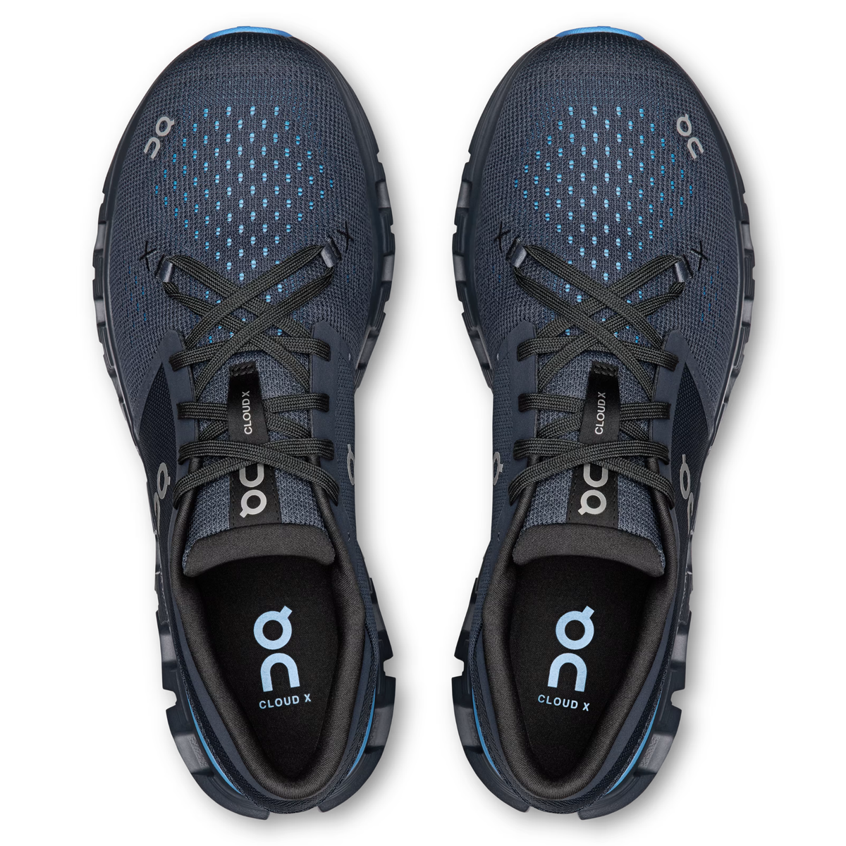 Cloud X4 Comfortable and Versatile Low Top Casual Running Shoes Black/Blue