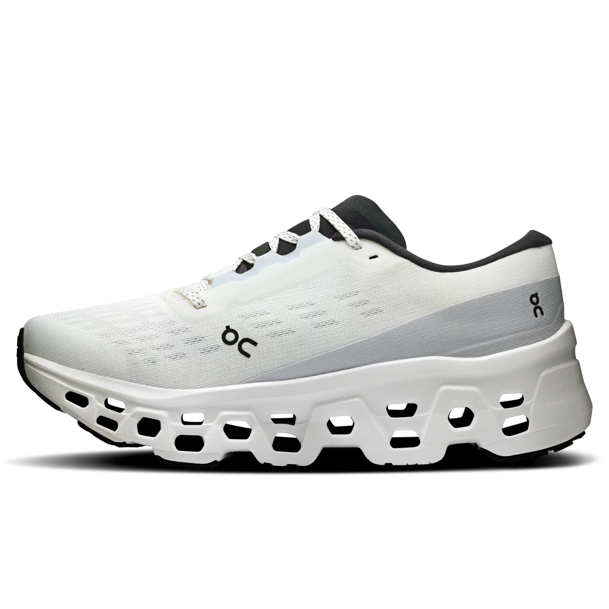 Cloudmonster Void New Men's and Women's Cushioning Casual Sports Shoes White/Black