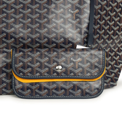 GOYARD SAINT LOUIS TOTE GM NAVY