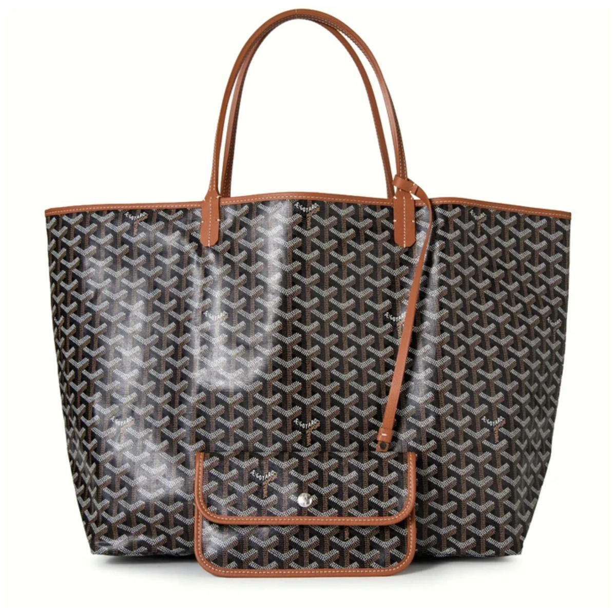 GOYARD SAINT LOUIS TOTE PM BROWN